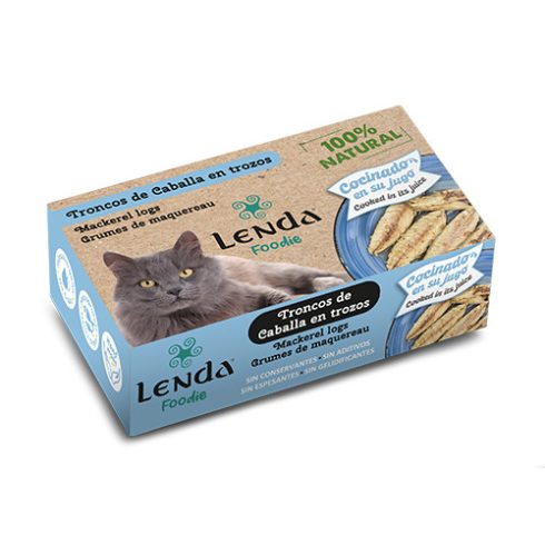Lenda Nedves Foodie Cat "Mackerel logs" -  Makréla darabok 120 g