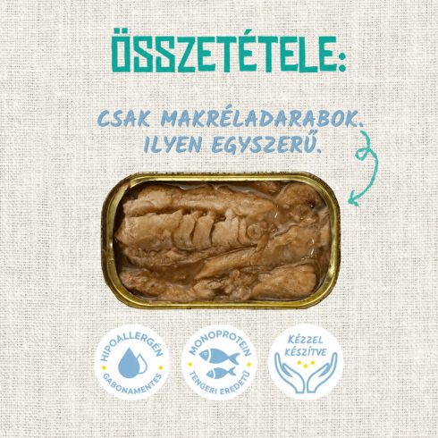 Lenda Nedves Foodie Cat "Mackerel logs" -  Makréla darabok 120 g