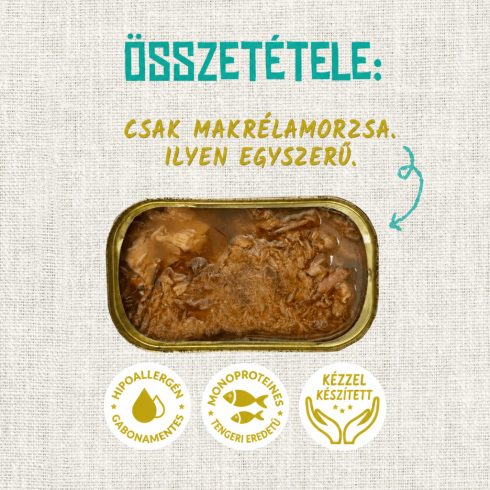 Lenda Nedves Foodie Puppy "Mackerel crumbs" - Makréla morzsa 120 g
