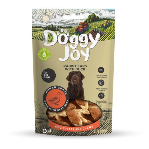 Doggy Joy Kacsahússal töltött nyúlfül 90 g
