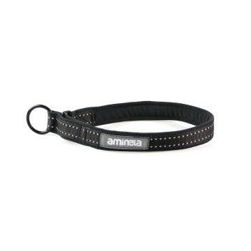   Aminela félfojtó nyakörv -Sport & City 25 mm/48 cm + 5 cm, fekete