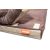 Aminela Matrac Half and Half emelt peremű 120x80 cm barna/bézs