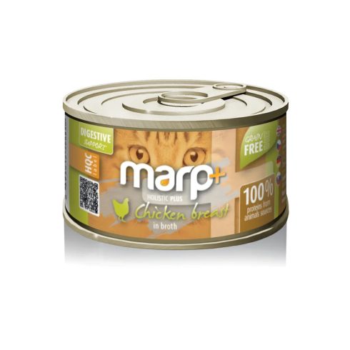 Marp CAT Holistic Plus - Nedves Chicken breast in broth 70 g - Csirkemell levesben 70g