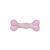 Amarago eco friendly TRP foam bone big pink - Nagy csont rózsazsín 15cm/76g