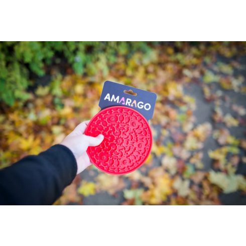 Amarago lick mat circle blue - Kör kék