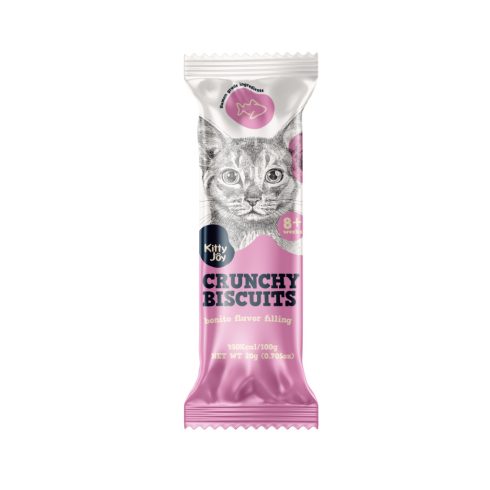 Kitty Joy Crunchy Biscuits - Bonito tonhallal töltve 20 g